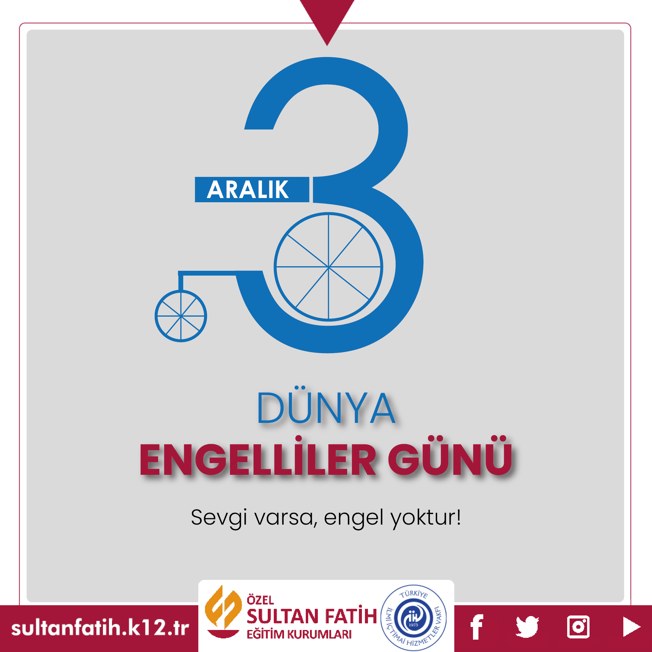 3 ARALIK ENGELLİLER GÜNÜ