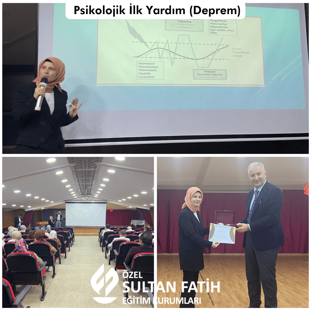  Psikolojik İlk yardım ( Deprem ) Semineri