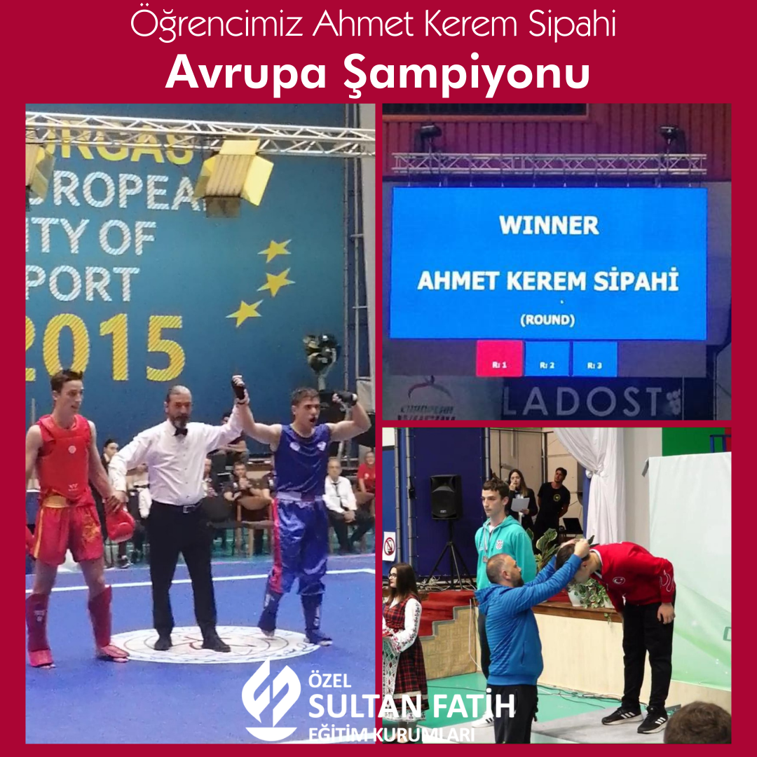 ÖĞRENCİMİZ AVRUPA ŞAMPİYONU