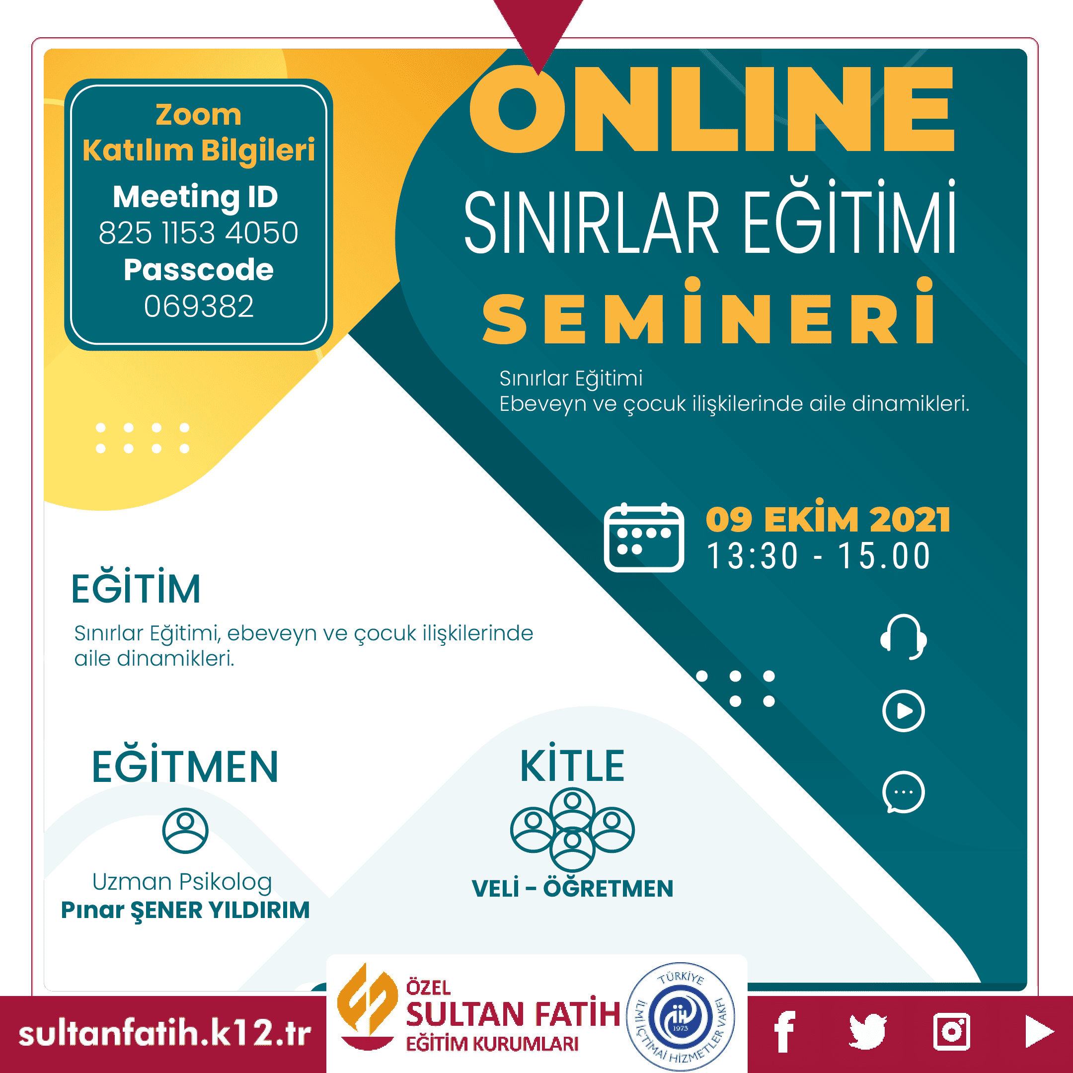 Online Sınırlar Eğitimi Semineri