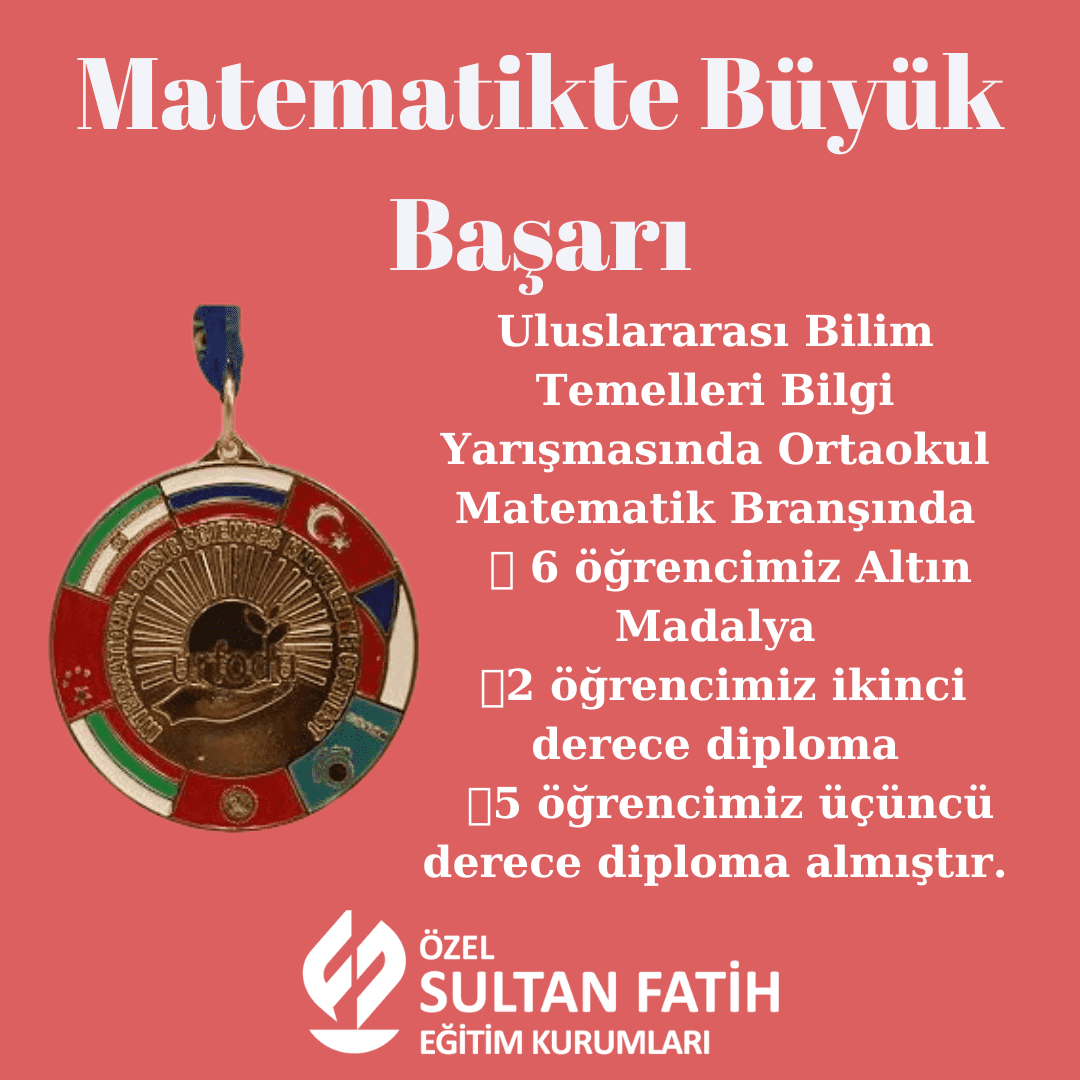 Matematikte Büyük Başarı