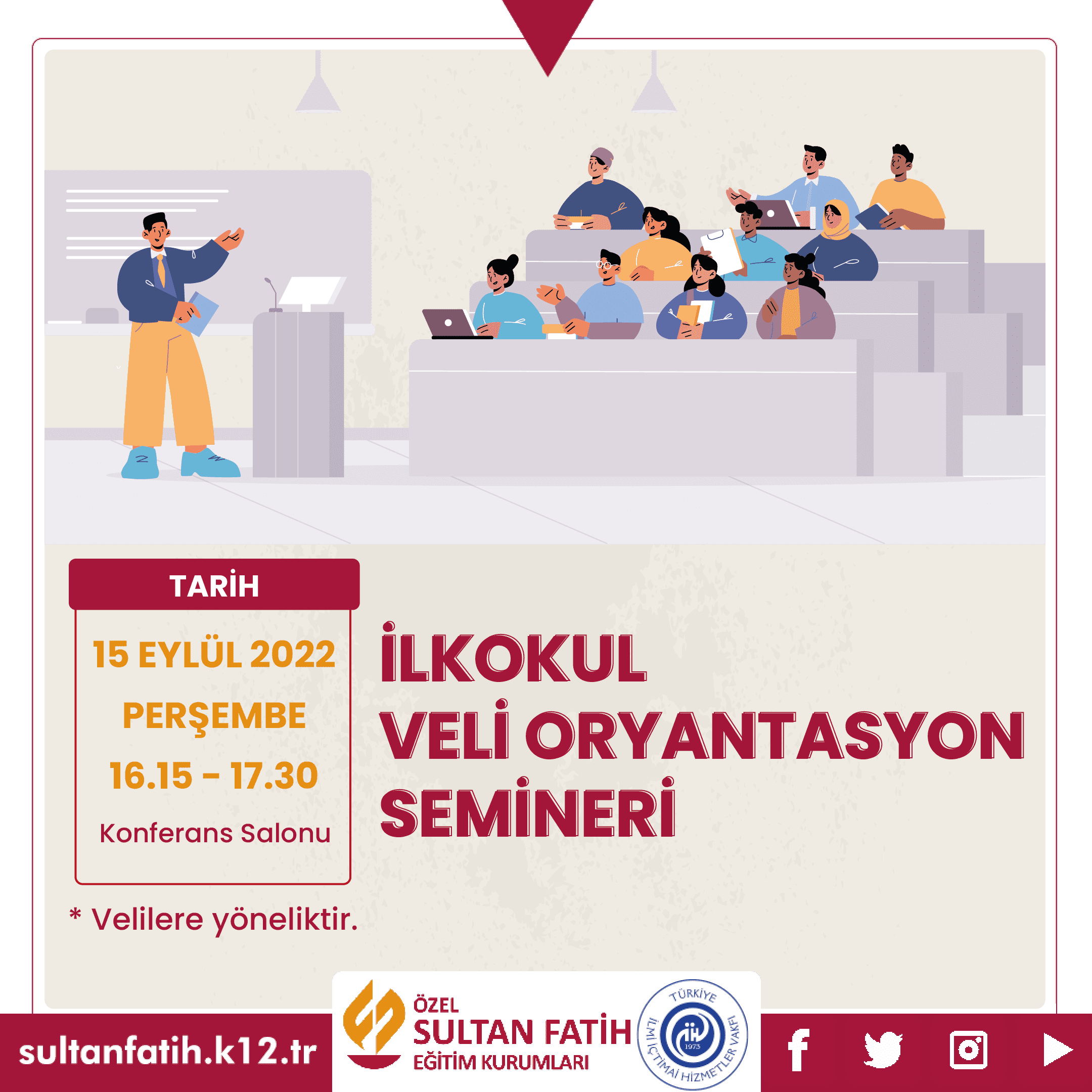 İlkokul Veli Oryantasyon Semineri