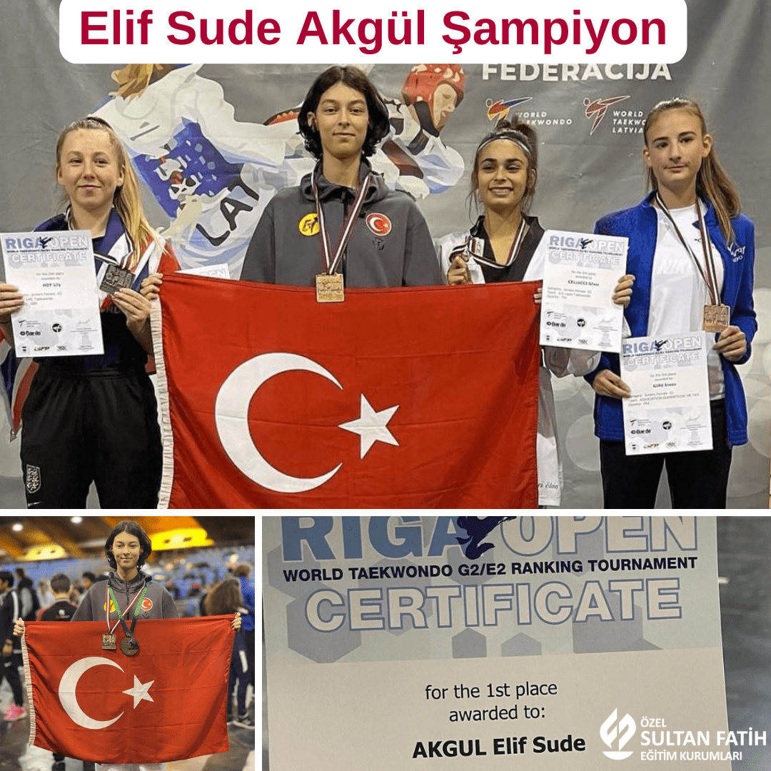 Elif Sude Akgül Şampiyon