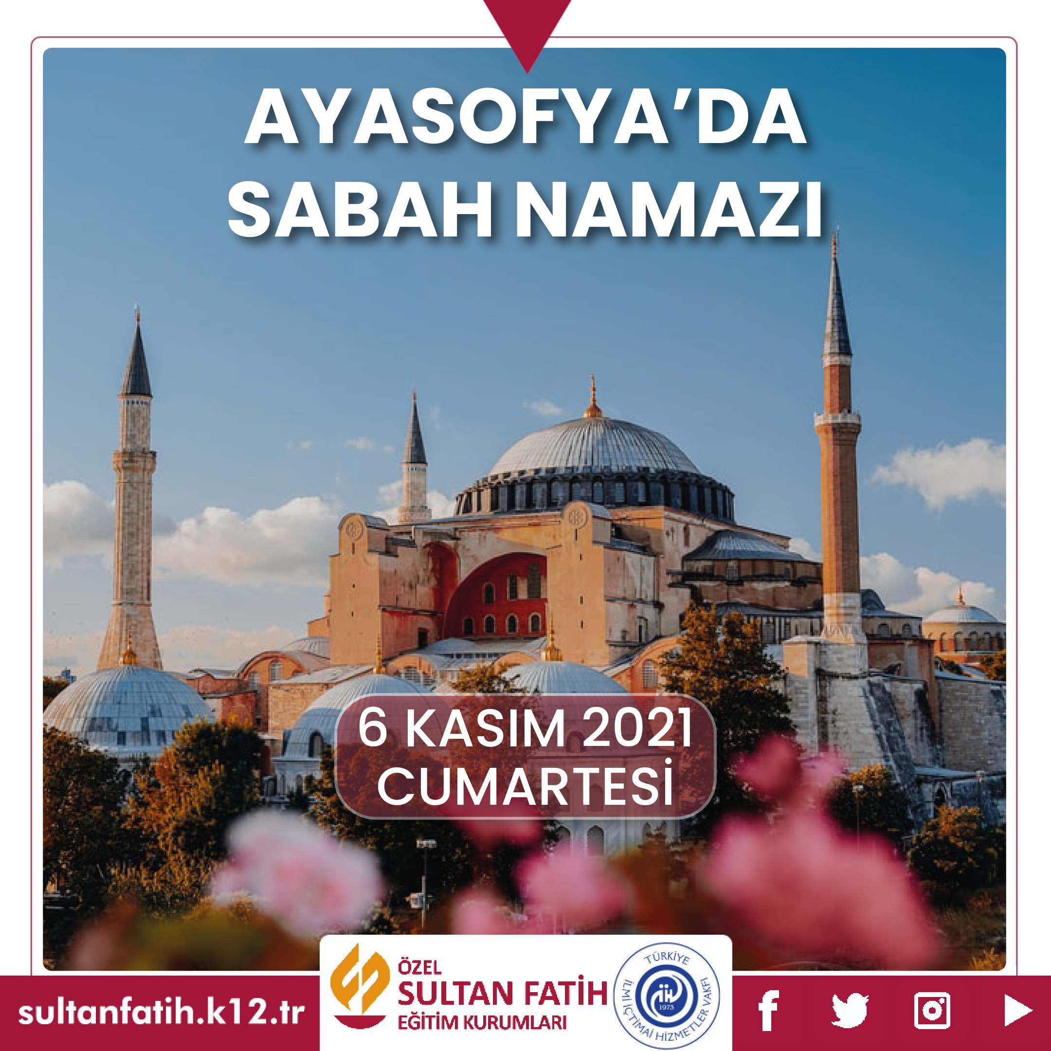 Ayasofya'da Sabah Namazı