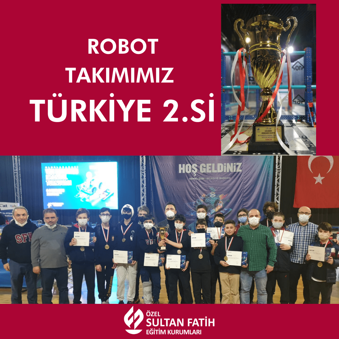 ROBOT TAKIMIMIZ TÜRKİYE 2.Sİ